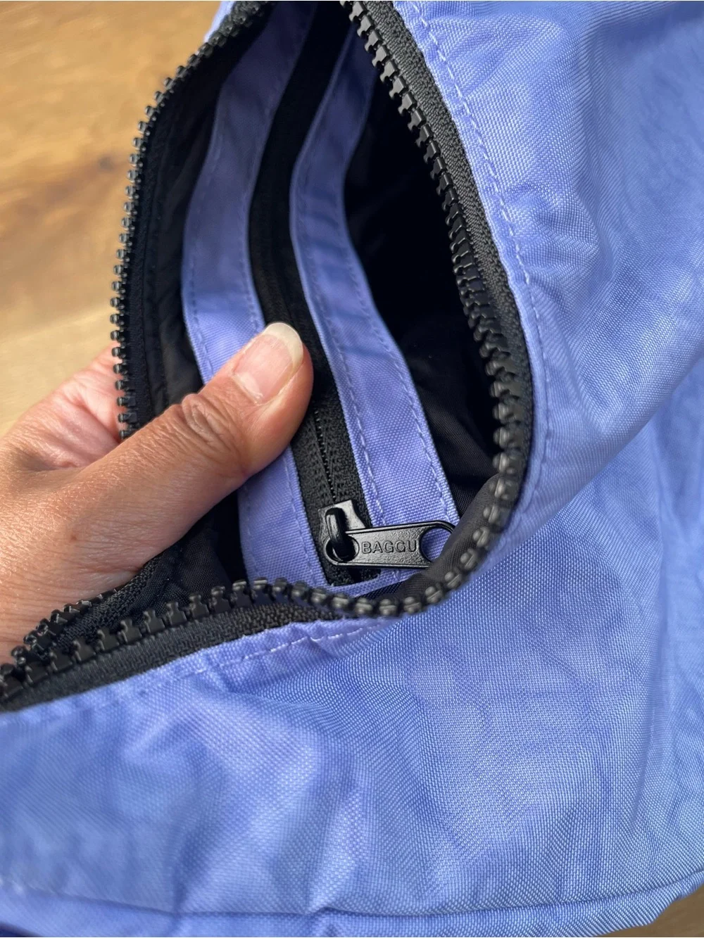 BAGGU Mini Nylon Shoulder Bag - Bluebell